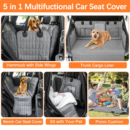 Ultimate Pet Car Seat Cover: Waterproof & Scratchproof Hammock for Dogs