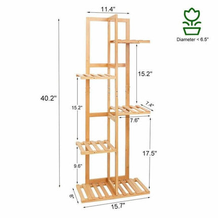 Bamboo Multi-Tier Plant Stand - Wnkrs