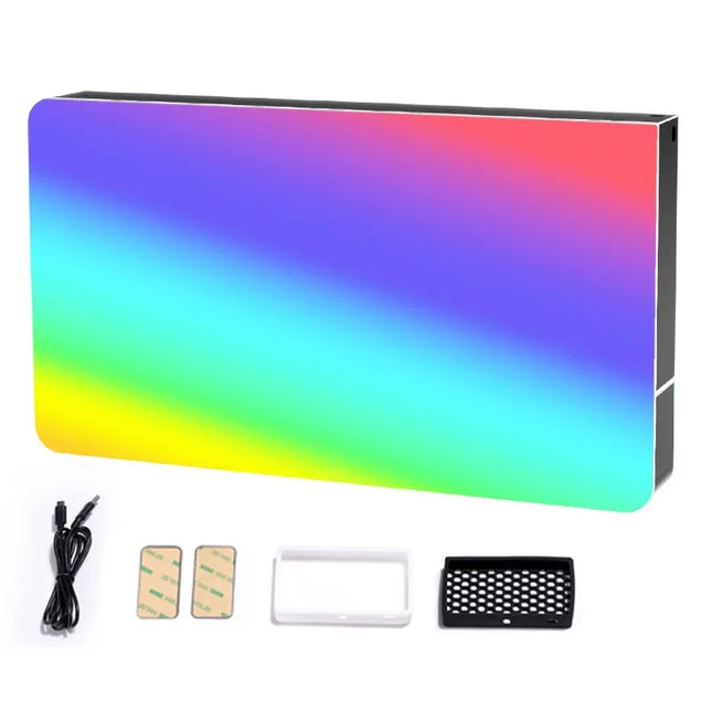 Panel de luz LED para video RGB de 7 pulgadas, luz de relleno de bolsillo regulable de 2500 a 9000 K para fotografía y transmisión en vivo