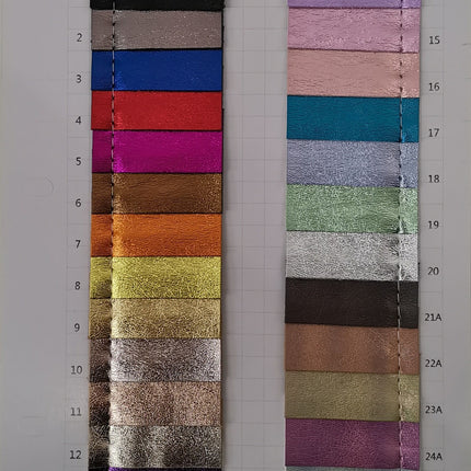 New Simulation Metal Film PU Environmental Protection Leather - Wnkrs