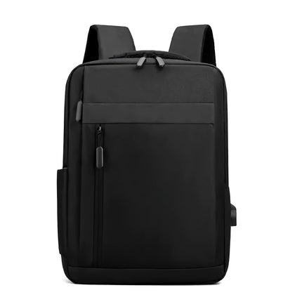 Mochila de negocios impermeable con puerto de carga USB