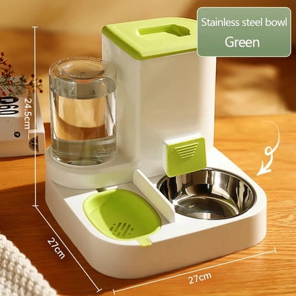 Comedero automático para gatos y dispensador de comida con gran capacidad y diseño de fácil limpieza