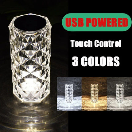 RGB Crystal Diamond LED Night Light - Wnkrs