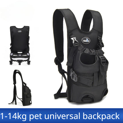 Sac à dos de transport pour animaux de compagnie Comfort Fit pour chiens – Réglable, pattes écartées, design respirant