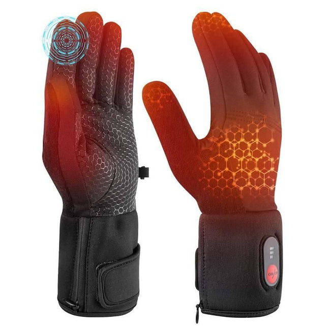 Unisex Rechargeable Electric Heated Glove Liners for Winter Sports and Outdoor Activities - Wnkrs