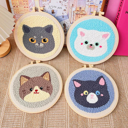 Kit de démarrage pour broderie au point de poinçon