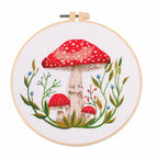 With Hoop / White, Three Mushrooms