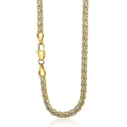 Elegant 4mm Gold-Filled Hammered Link Chain Necklace - Wnkrs