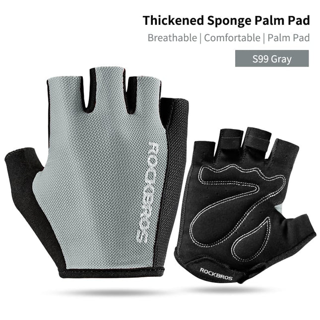 Shockproof Anti-Slip Unisex Cycling Half-Finger Gloves
