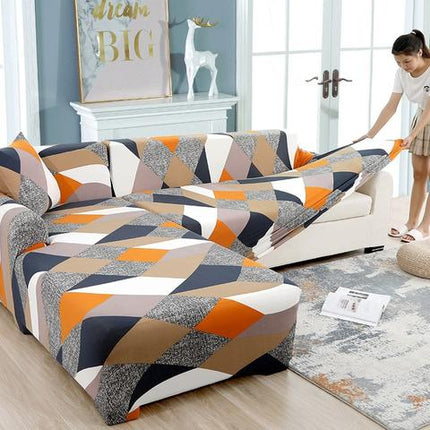 Modern Stretch Kaleidoscope Fabric Sofa Cover - Wnkrs