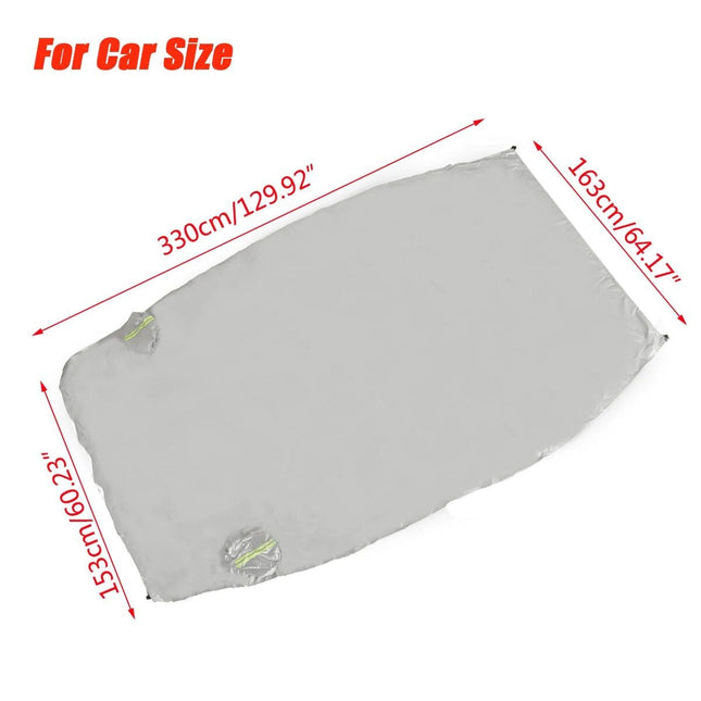 Universal Half Car Cover - Waterproof, UV & Dust Resistant Vehicle Protector - Wnkrs