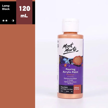 Pintura acrílica fluida de alto brillo de 240 ml: pigmento artístico resistente al agua y al sol