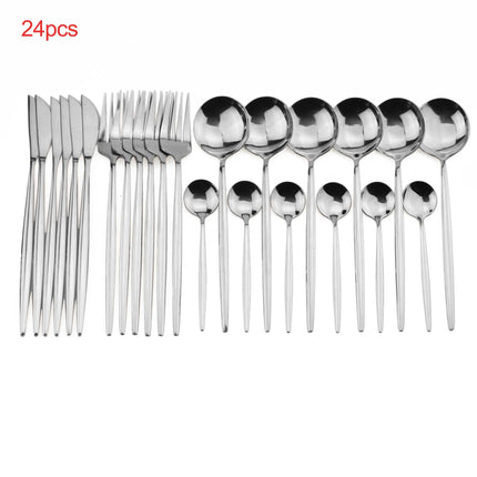 24pcs Luxury Cutlery Set - Wnkrs