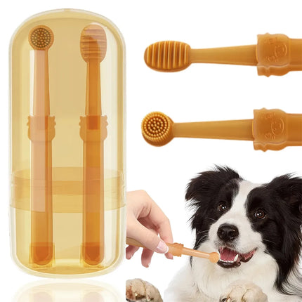 Kit de cuidado dental para mascotas: kit completo de higiene bucal para perros y gatos