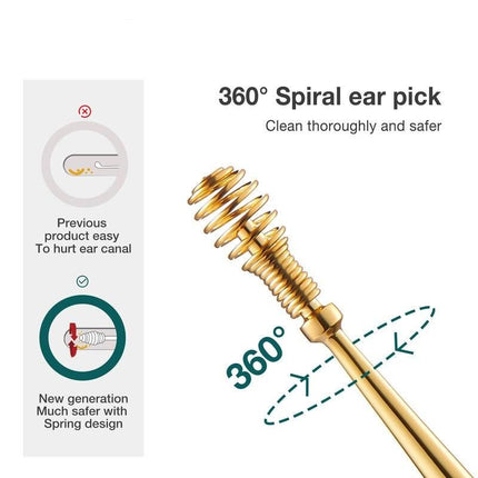 360° Spiral Ear Wax Removal Tool - Wnkrs