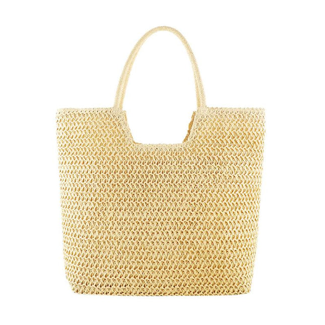 Sac à bandoulière en paille tissé à la main