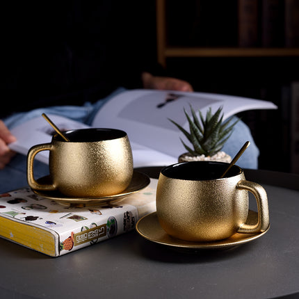 Golden coffee cup set - Wnkrs