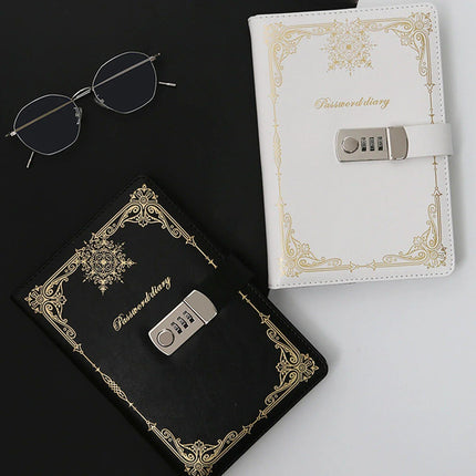 A5 Creative Notebook with Lock - 200 Pages Diary Book for School and Office - Wnkrs