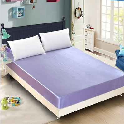 Summer ice silk silk silk bed  solid color bed cover bed package  bed cover special pillowcase - Wnkrs