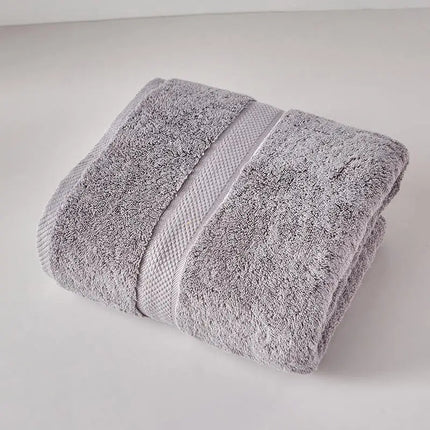 Serviette de bain de luxe en coton à longues fibres