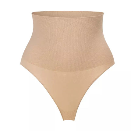 Seamless High-Waist Tummy Control Shapewear Thong - Wnkrs