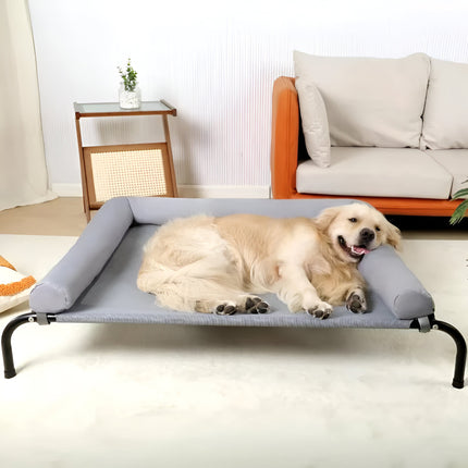 Grand lit confortable pour chien avec coussin respirant