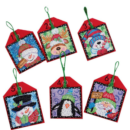 Cross stitch kit Christmas tree hanging - Wnkrs