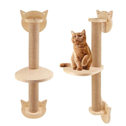 Deluxe Multi-Level Cat Tree with Hammock & Sisal Scratching Posts - Wnkrs