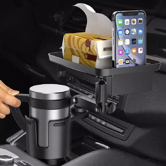 2-in-1 Universal Car Tray and Cup Holder Expander - Wnkrs