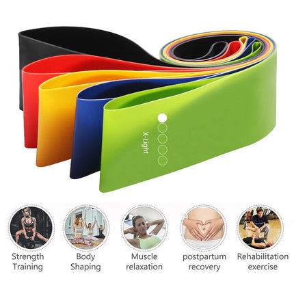 Multi-Level Resistance Bands for Full-Body Workout - Fitness, Yoga, Pilates & Strength Training