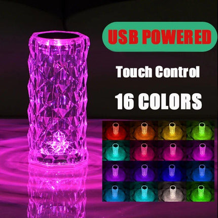 RGB Crystal Diamond LED Night Light - Wnkrs