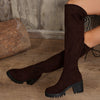 High heel brown