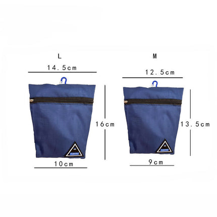 Sac à collations de dressage pour animaux de compagnie bleu