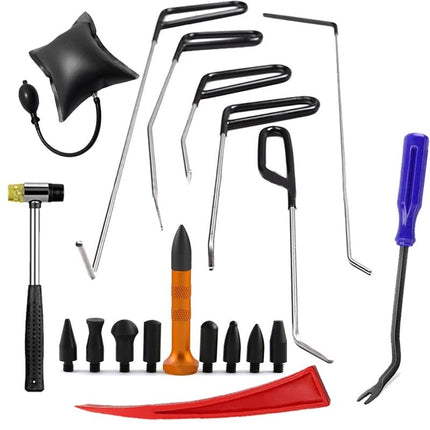 Professional Paintless Dent Repair Toolkit - Auto Body Work Slide Hammer Set - Wnkrs