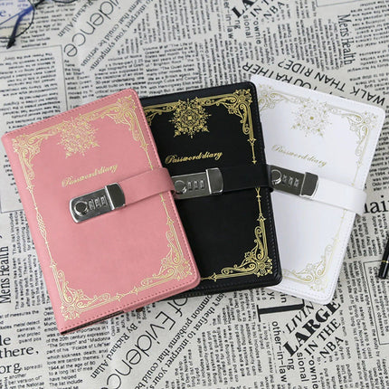 A5 Creative Notebook with Lock - 200 Pages Diary Book for School and Office - Wnkrs