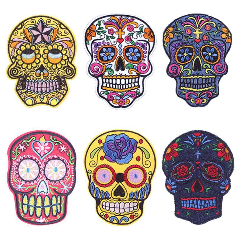 Flower Skull Patch