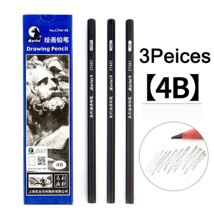 Black Sketch Professional Pencil - Wnkrs