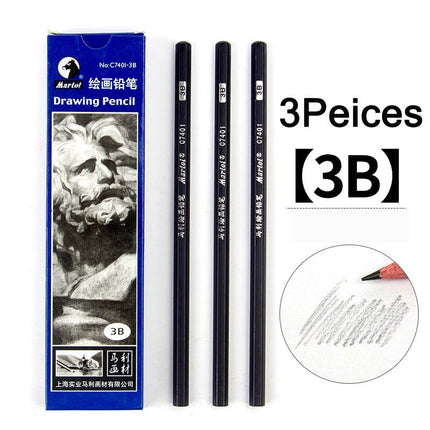 Black Sketch Professional Pencil - Wnkrs
