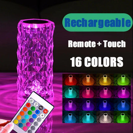 RGB Crystal Diamond LED Night Light - Wnkrs