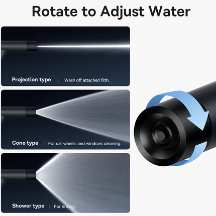 Buse de pulvérisation pour lavage de voiture à haute pression - Pistolet à eau portable