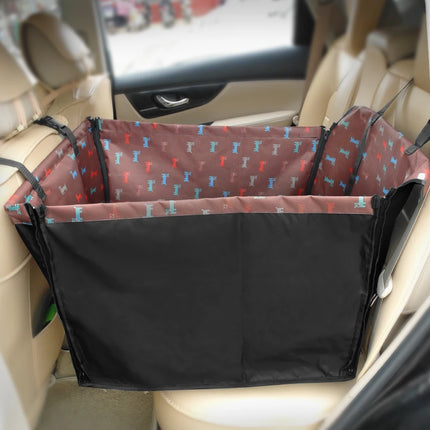 Funda impermeable para asiento de coche para perros y hamaca plegable para mascotas: perfecta para viajar