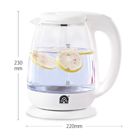 Automatic power off transparent glass electric kettle - Wnkrs