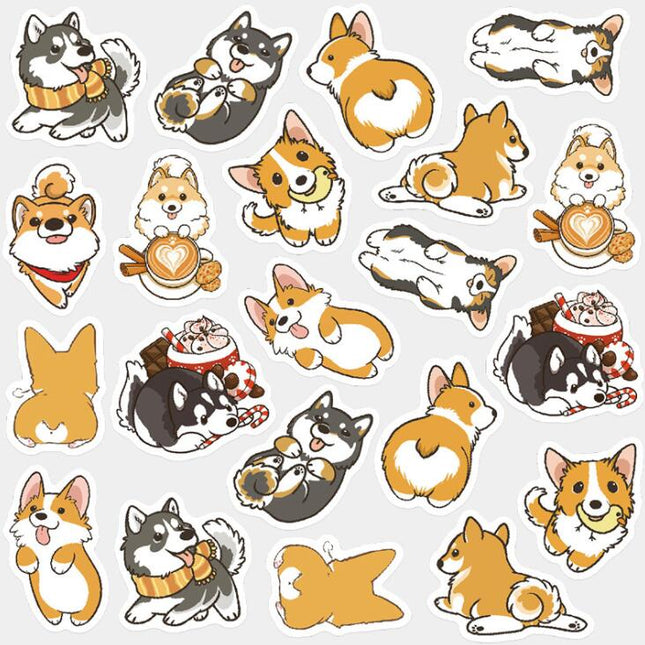 Corgi Dog Decorative Stickers