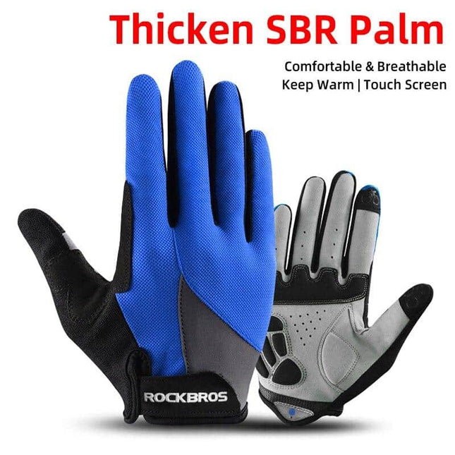 Two tone Design Thermal Bike Gloves - Wnkrs