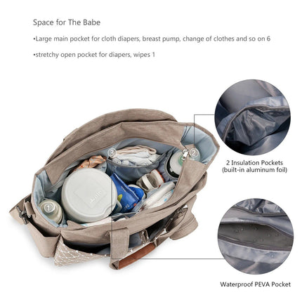 Large-Capacity Multi-Functional Diaper Backpack - Wnkrs