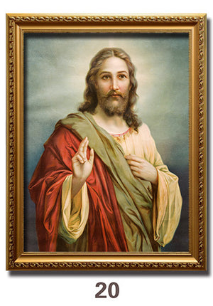 Jesus Portrait Immanuel Lord Christian Decorative Painting - Wnkrs