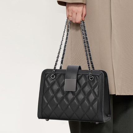 Sac à bandoulière en cuir véritable pour femme