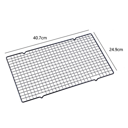 Grille de refroidissement et de cuisson pour gâteaux en acier inoxydable