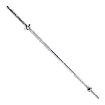 6-Foot Solid Steel Standard Barbell with Threaded Ends - Wnkrs