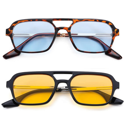 Lunettes de soleil aviateur rétro